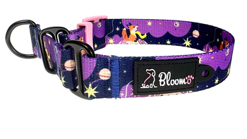 OBROŻA PÓŁZACISKOWA DLA PSA MAŁY PSIĄŻĘ I GWIAZDY RÓŻNE ROZMIARY