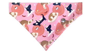 BANDANA NA OBROŻĘ DLA PSA FRANCUSKI PIESEK RÓŻNE ROZMIARY
