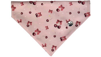 BANDANA NA OBROŻĘ DLA PSA CHERRY RÓŻNE ROZMIARY
